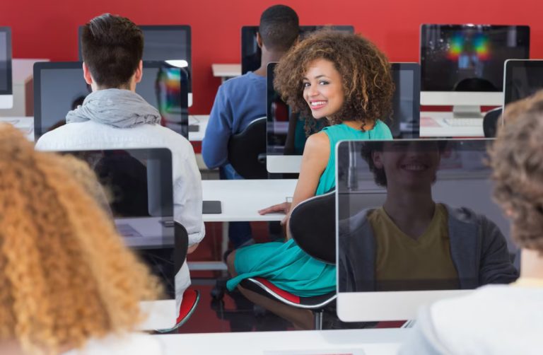 shot-young-businesswoman-using-headset-laptop