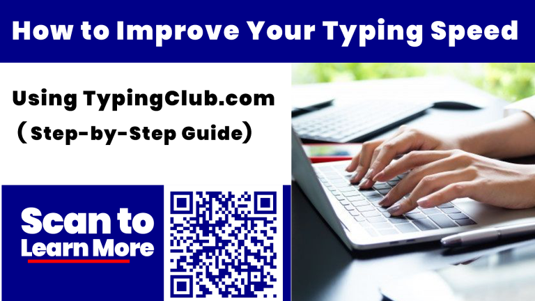 Read more about the article How to Improve Your Typing Speed Using TypingClub.com ( Step-by-Step Guide)