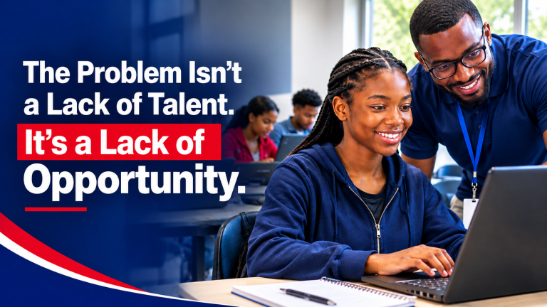The Problem Isn’t a Lack of Talent. It’s a Lack of Opportunity.
